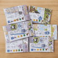 Kids' Pocket Watercolor Painting Book – 3-in-1 Creative Coloring Set with Built-in Paints, Brush & Keychain