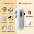 Heat Sealing Machine 2 in 1 Cutting and Sealer USB Rechargeable Food Sealer Mini Sealer for Snack Storage Food Sealer for Chip Bags, Plastic Bags, Food Storage