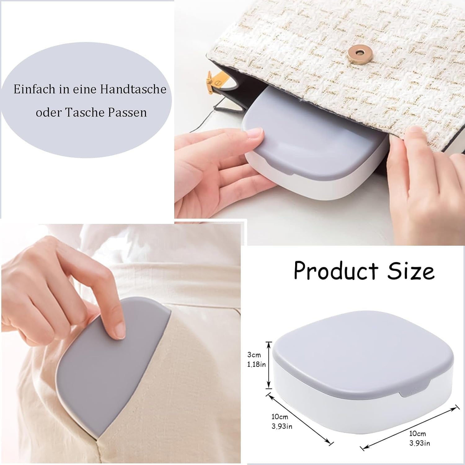 Small Jewellery Box, Jewellery Box, Portable Jewellery Box, Girls' Earrings, Cut Necklace Box, Can Be Placed in the Bag of the Bag at Home